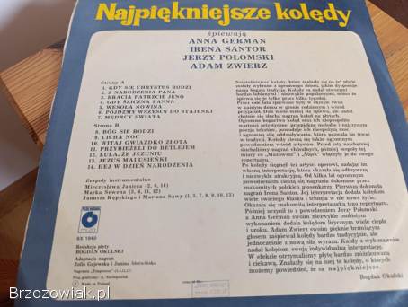 Stary winyl lata 80 Kolędy