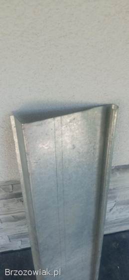 Parapet z grubej blachy ocynkowanej