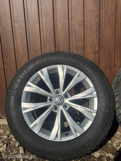 Koła Vw Tiguan II Audi Skoda 17 5x112 opony zima 215/65/17 (OL1824)