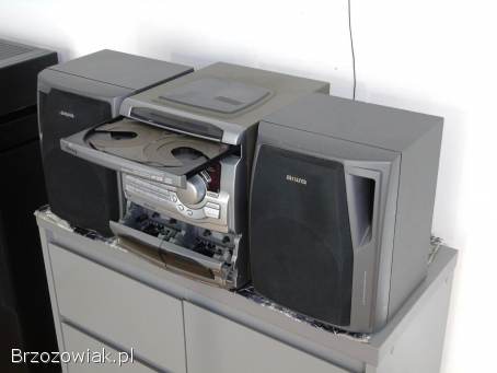Japońska wieża Aiwa kolumny Radio CD AUX mocna.  DOSTAWA.