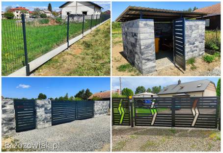 MONTAŻ OGRODZEŃ,  KOSTKA BRUKOWA
