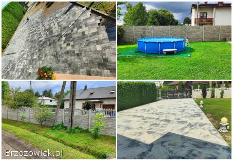 MONTAŻ OGRODZEŃ,  KOSTKA BRUKOWA