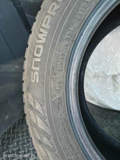 Komplet opon zimowych 215/60 R16 Firmy Nokian z 2023 roku