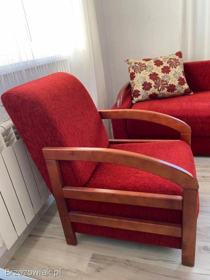 Sprzedam kanapę+ fotel+3 poduszki 800zł