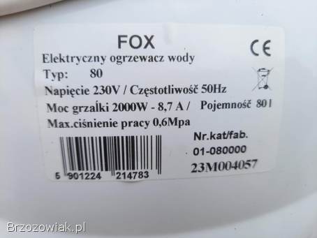 Bojler Nowy elektryczny podgrzewacz wody 80.  L