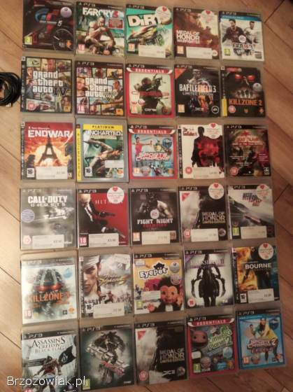 PS 3 zestaw 30 gier