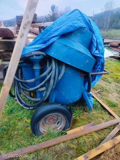 Sprzedam kompletny zestaw Piaskarka + kompresor śrubowy