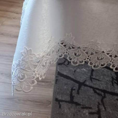 Nowy obrus z gipura 160-350 cm