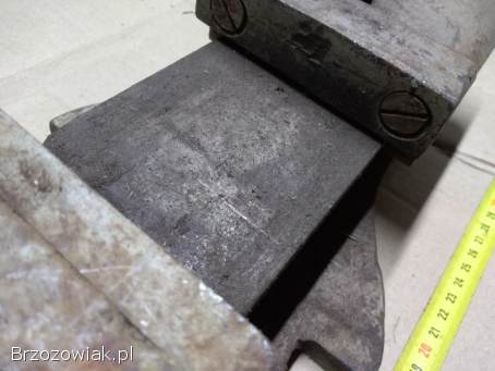 Imadło maszynowe duże prl PRL 18kg wagi 120mm szczęki