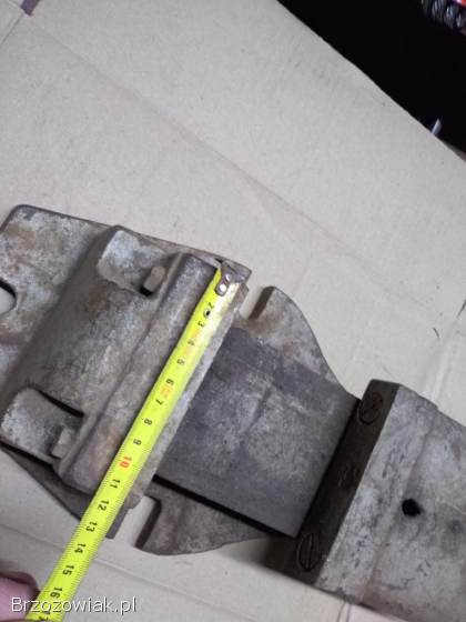 Imadło maszynowe duże prl PRL 18kg wagi 120mm szczęki