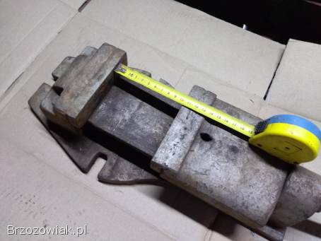 Imadło maszynowe duże prl PRL 18kg wagi 120mm szczęki