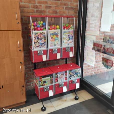 Automat Sprzedający kulki,  kapsuły,  dodatkowy zysk,  Wynajem,  Współpraca