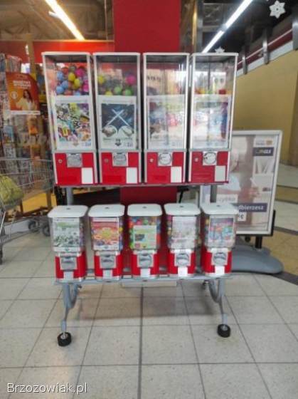 Automat Sprzedający kulki,  kapsuły,  dodatkowy zysk,  Wynajem,  Współpraca