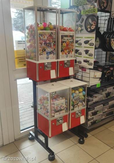 Automat Sprzedający kulki,  kapsuły,  dodatkowy zysk,  Wynajem,  Współpraca