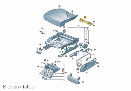Uchwyt isofix do Skody Octavi 2FL