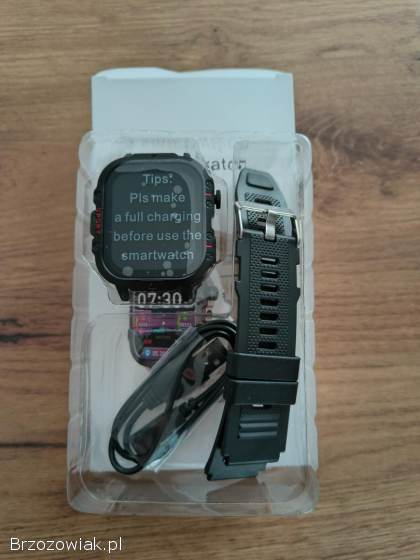 Smartwatch męski czarny