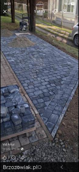 Układanie kostki brukowej