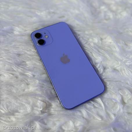 Telefon iPhone 12 kolor fioletowy/liliowy + obudowa gratis