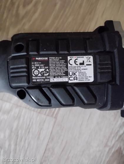 Sprzedam akumulatorową szlifierka kątową