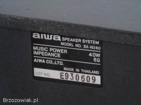 Kolumny Aiwa SX-N360 ładne i sprawne.  WYSYŁKA.