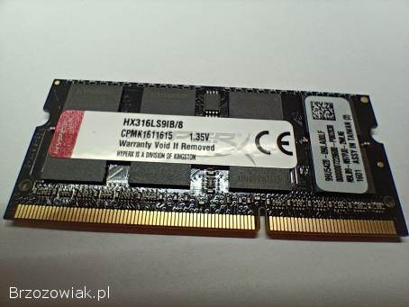 Kość pamięci RAM SODIMM HYPERX 8GB