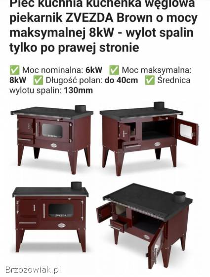 Piec Stalowy Zwezda Jak Nowy