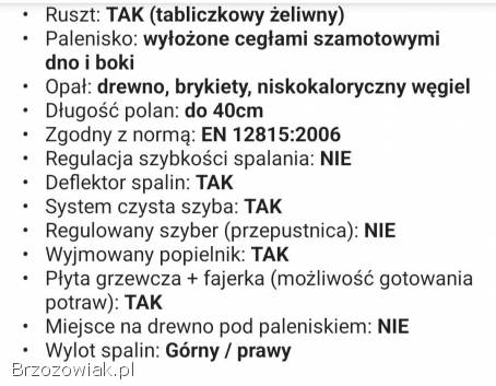 Piec Stalowy Zwezda Jak Nowy