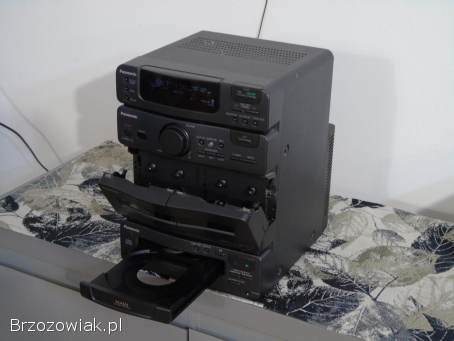 Wieża Panasonic radio AUX mocna.  DOSTAWA