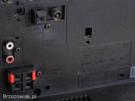 Wieża Panasonic radio AUX mocna.  DOSTAWA