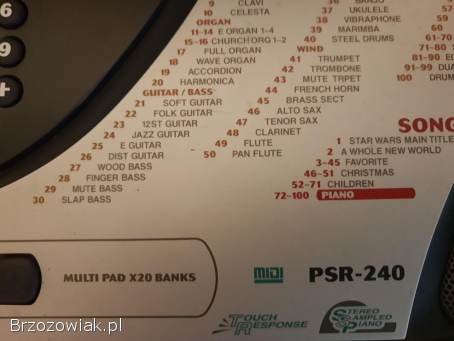 Keyboard Yamaha psr 240