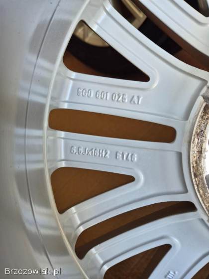 Alufelgi Borbet VW golf 16 cali,  5x112 nowe,  oryginał