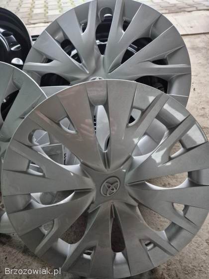 Oryginalne felgi TOYOTA YARIS + kołpaki + nakrętki 15” 6J 5x100