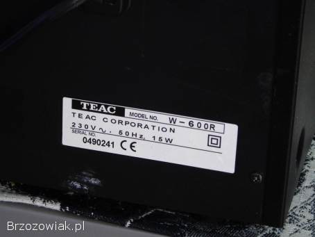 Magnetofon TEAC W-600R ładny.  WYSYŁKA.