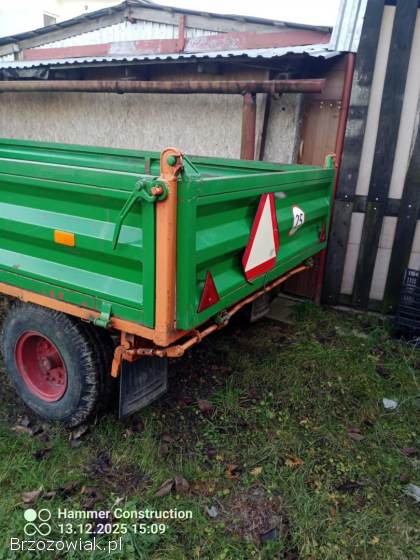 Sprzedam przyczepę z kiprem na tył do 3.  5tony