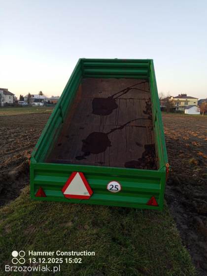 Sprzedam przyczepę z kiprem na tył do 3.  5tony