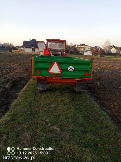 Sprzedam przyczepę z kiprem na tył do 3.  5tony