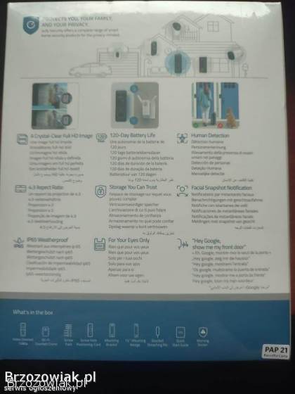 Videodomofon marki Eufy,  nieużywany