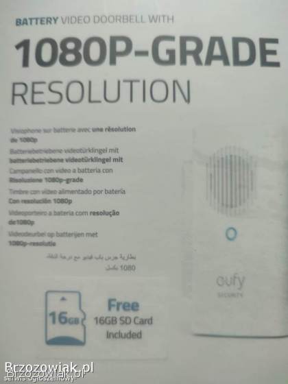 Videodomofon marki Eufy,  nieużywany