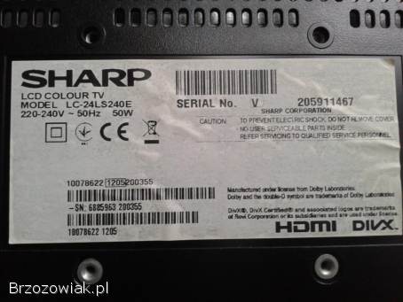 TELEWIZOR LG 32 + SHARP 24 GRATIS