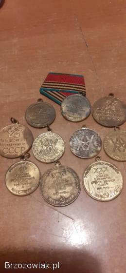 Medale ZSRR 10 szt