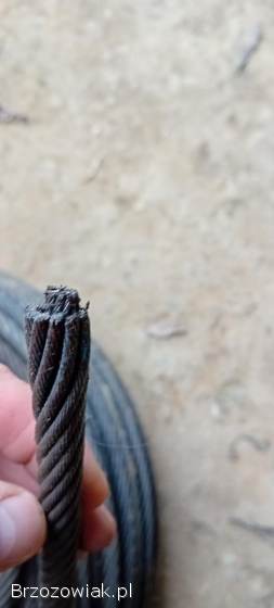 Lina stalowa fi 11 45 metrów z rdzeniem stalowym