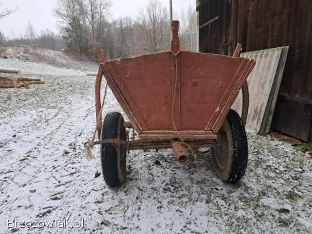 Wóz konny przyczepa do ciągnik