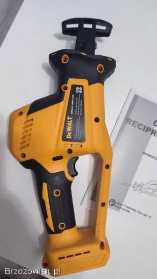 Akumulatorowa piła szablasta DEWALT 20V,  bezszczotkowa,  z regulacją prędkości