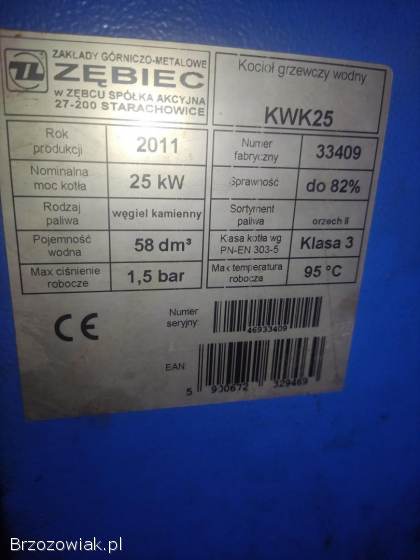 Piec Zębiec 25kw