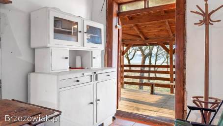 Drewniany dom w Grabownicy Starzeńskiej
