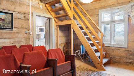 Drewniany dom w Grabownicy Starzeńskiej