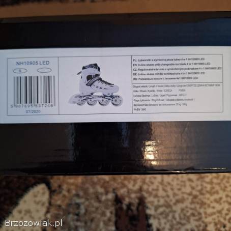 Łyżworolki z wymienną płozą łyżwy