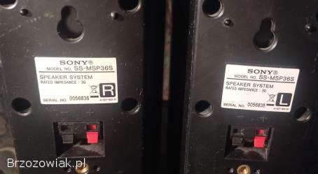 Kolumny Sony SS-WP36 SS-CNP36 SS-MSP36S SS-SRP36S kino domowe 1000W