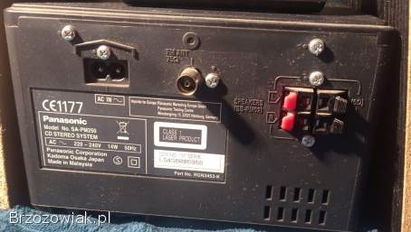 Wieża Panasonic Micro HiFi SC-PM250 USB CD radio FM Bluetooth