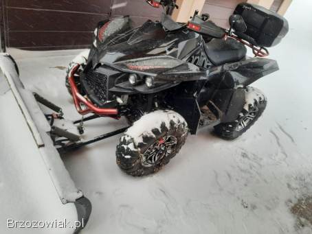 Quad Online 850 z 2019rok z pługiem do śniegu